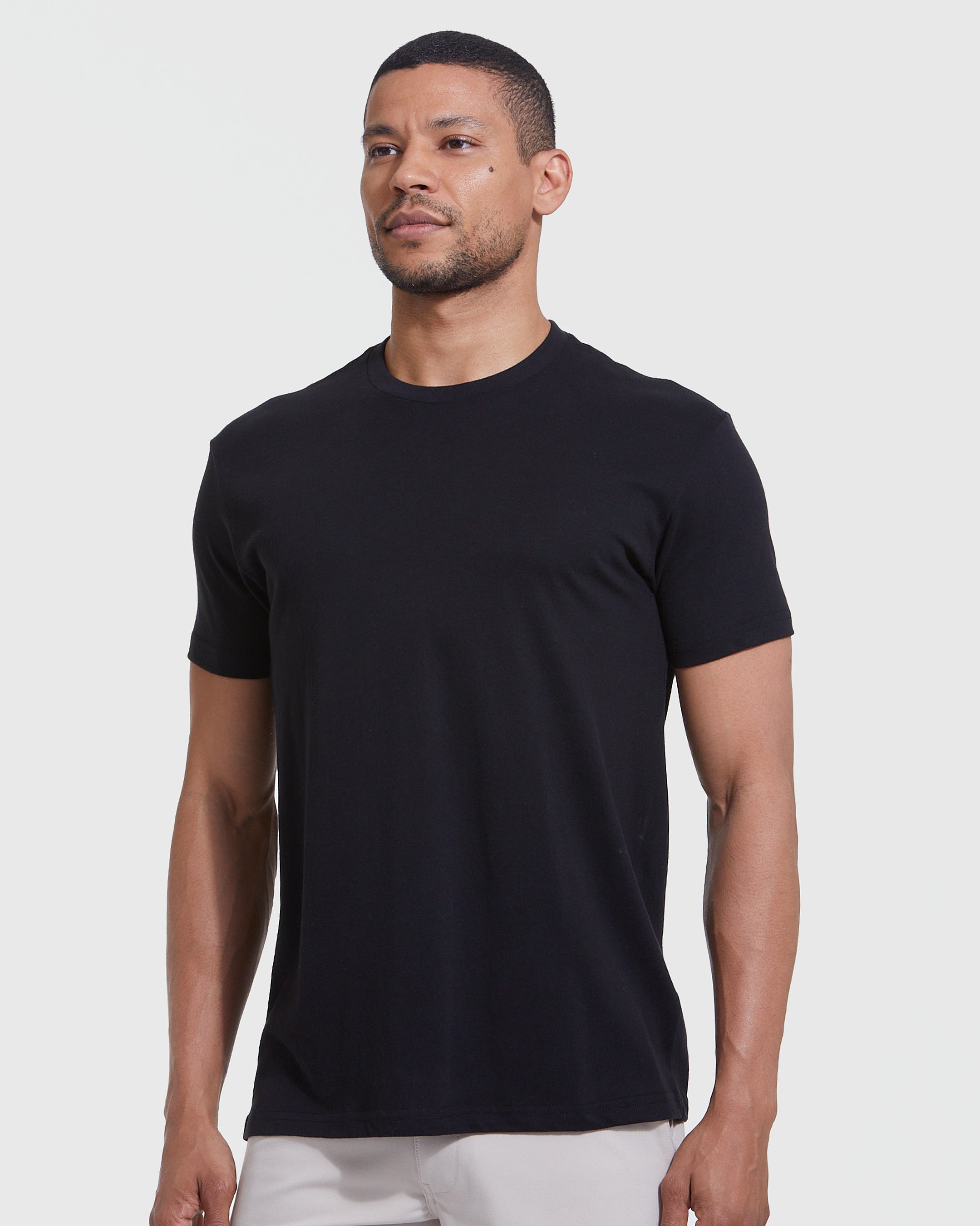 9-Pack Svart T-Shirt